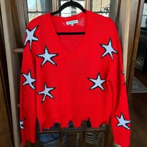 Red sweater